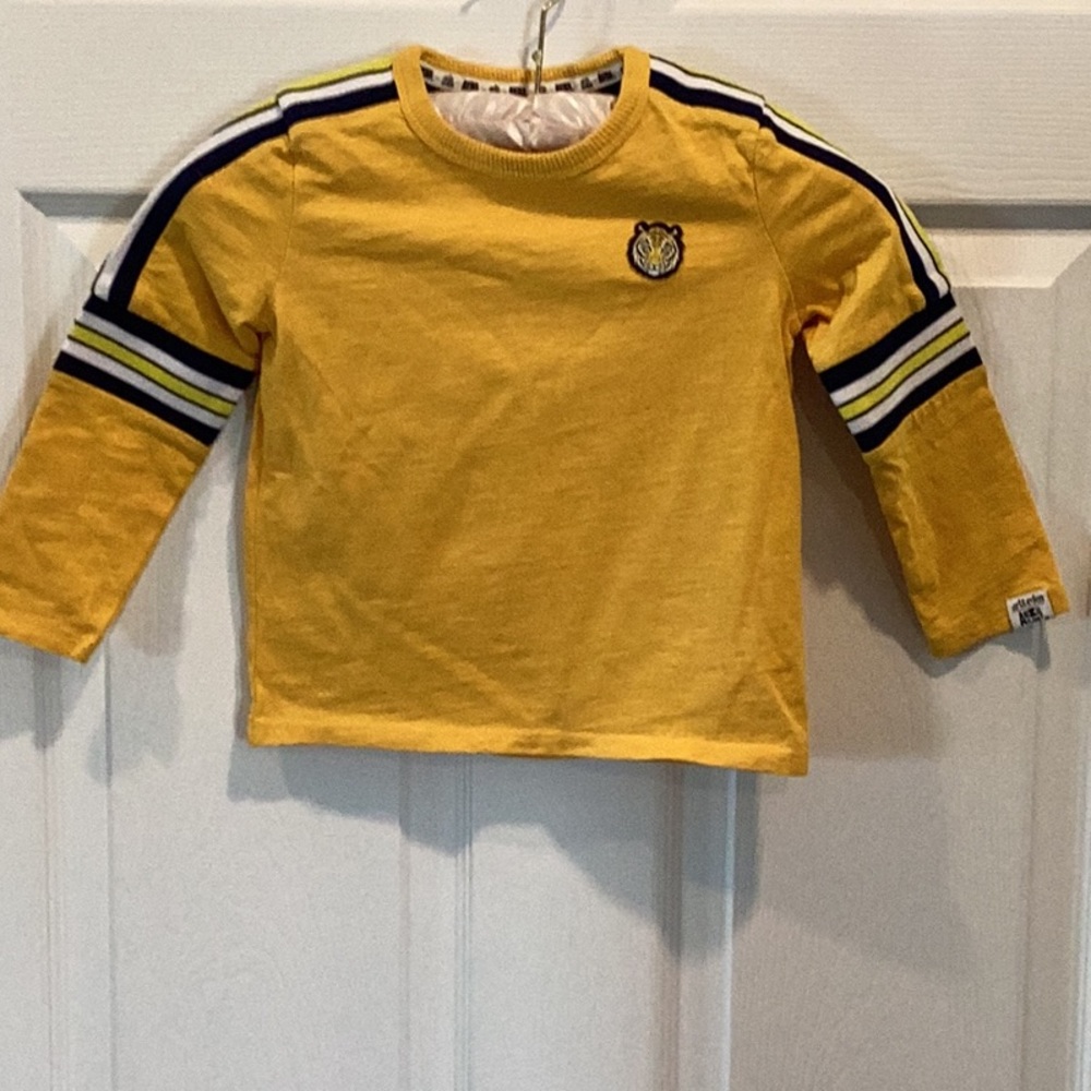 Yellow Kids Long Sleeve Shirt